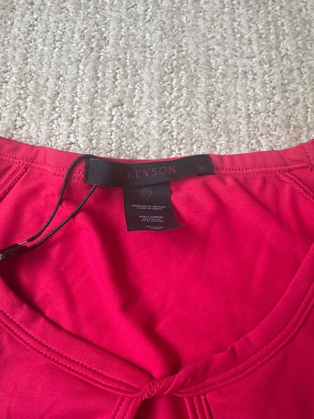 Greyson Womens Size M Scarlett Tulia Top Long Sleeve NWT Thumbholes Keyhole Golf - Picture 6 of 10